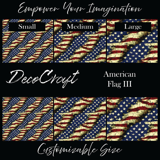 DecoCraft - Americana - American Flag III