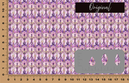 DecoCraft - Stained Glass - Art Deco - Lilac