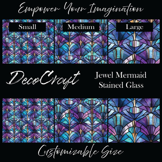 DecoCraft - Stained Glass - Jewel Mermaid