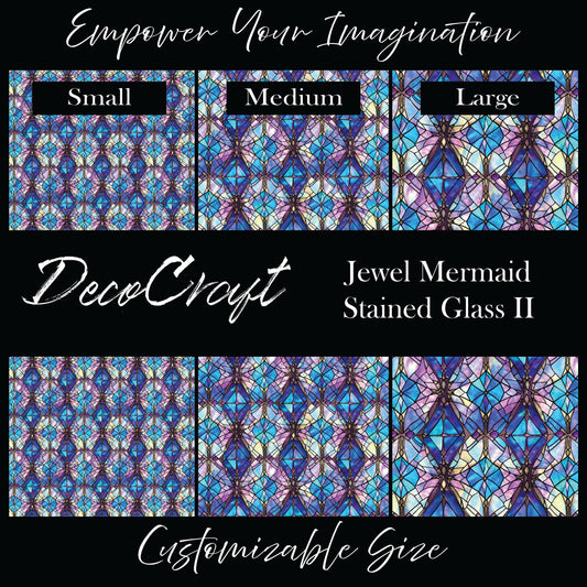 DecoCraft - Stained Glass - Jewel Mermaid II