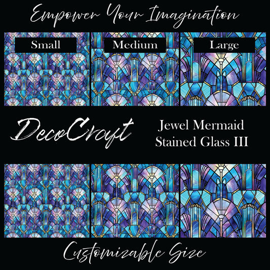 DecoCraft - Stained Glass - Jewel Mermaid III