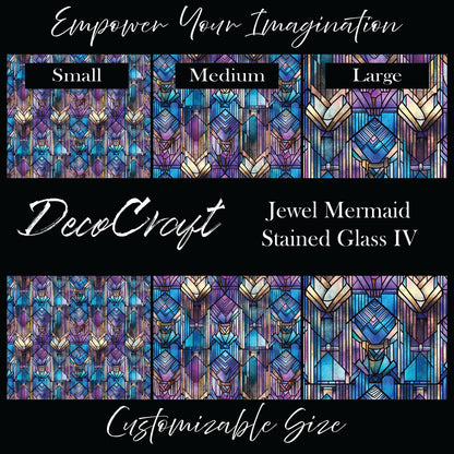 DecoCraft - Stained Glass - Jewel Mermaid IV