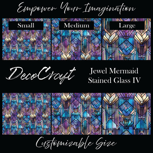 DecoCraft - Stained Glass - Jewel Mermaid IV