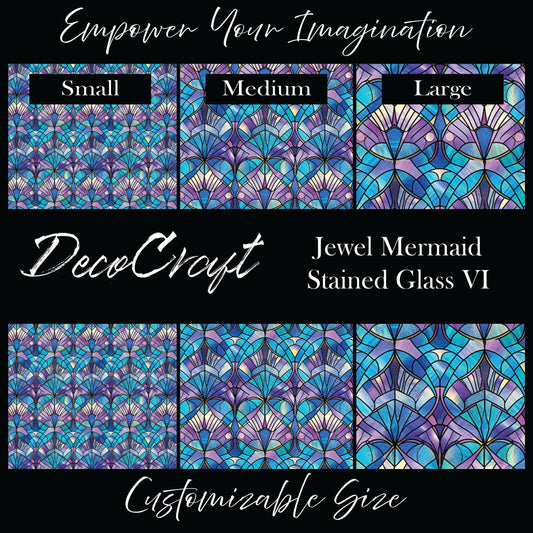 DecoCraft - Stained Glass - Jewel Mermaid VI