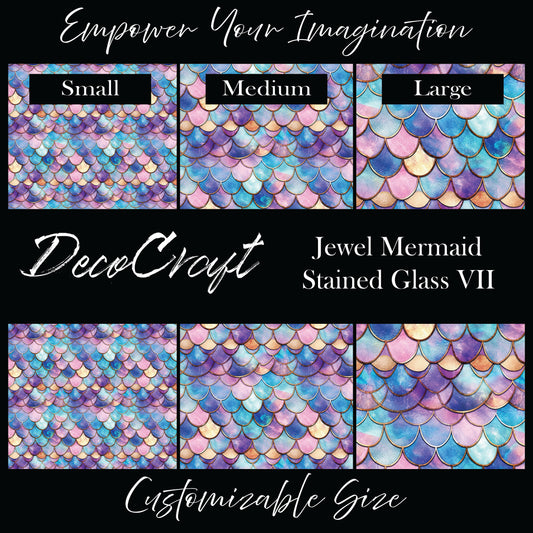 DecoCraft - Stained Glass - Jewel Mermaid VII