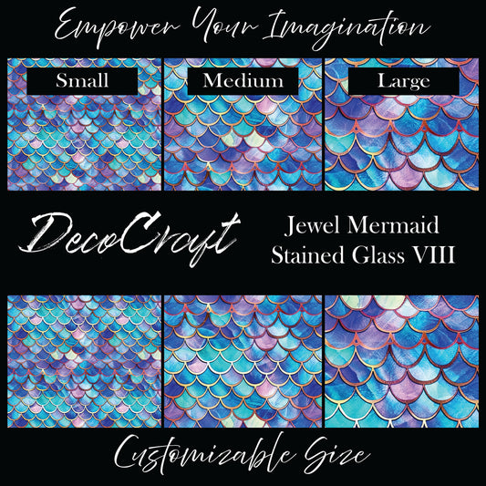 DecoCraft - Stained Glass - Jewel Mermaid VIII