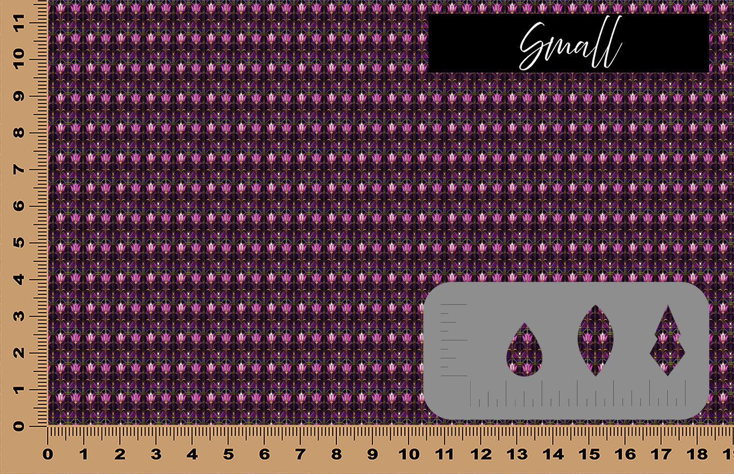 DecoCraft - Stained Glass - Art Deco - Amethyst Purple II