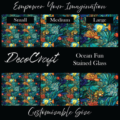 DecoCraft - Stained Glass - Ocean Fun