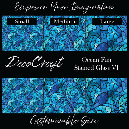 DecoCraft - Stained Glass - Ocean Fun VI