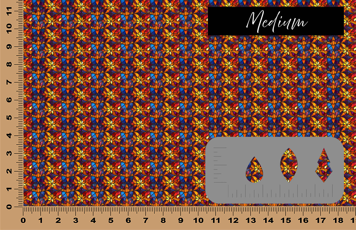 DecoCraft - Stained Glass - Multicolor -Daisy Jewel
