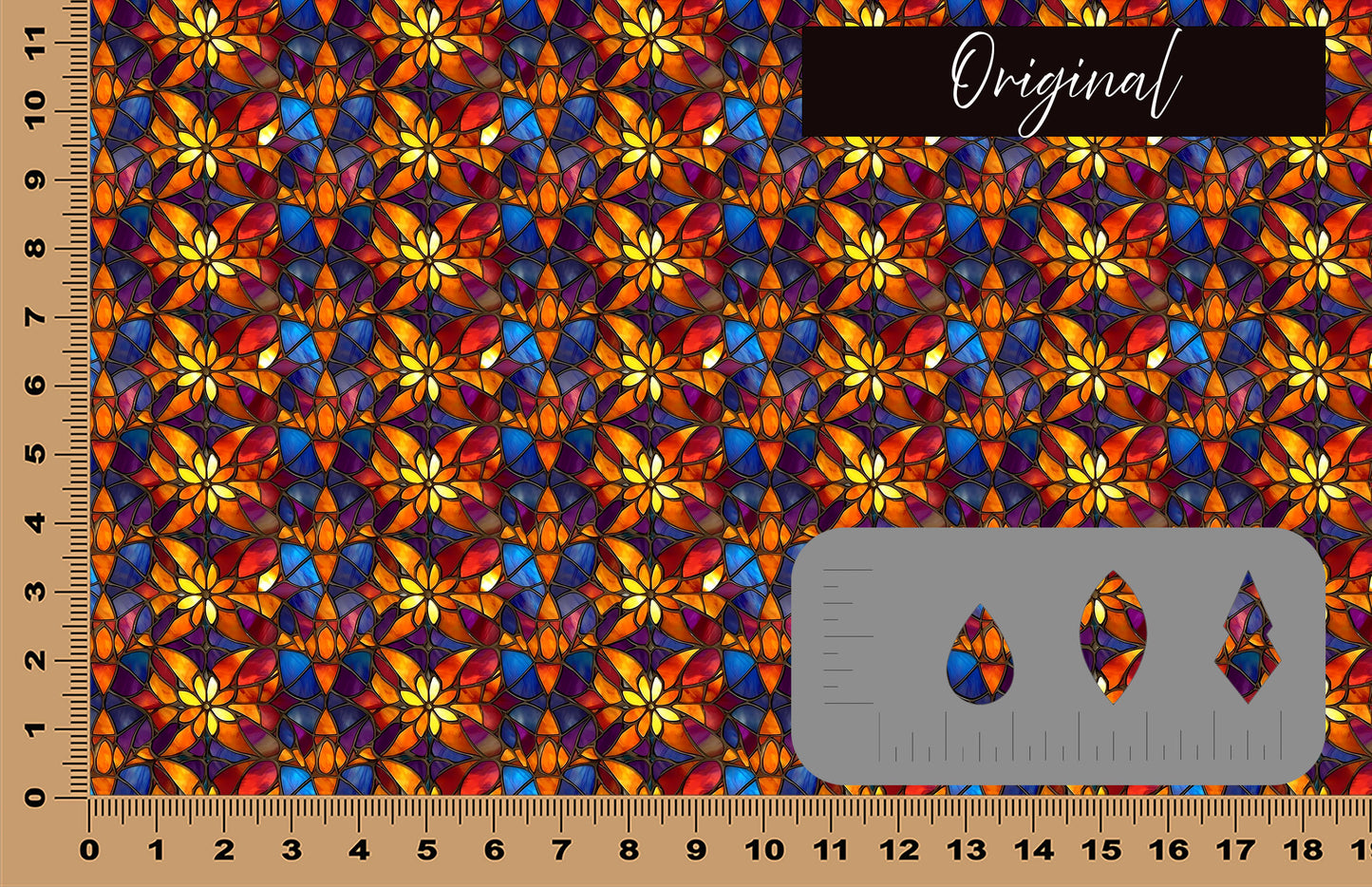 DecoCraft - Stained Glass - Multicolor -Daisy Jewel