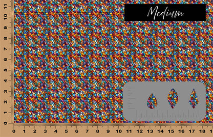DecoCraft - Stained Glass - Multicolor - Jewel Tones IV