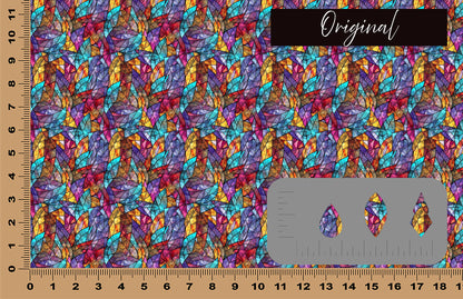 DecoCraft - Stained Glass - Multicolor - Jewel Tones V