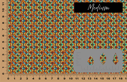 DecoCraft - Stained Glass - Multicolor - Earth Tone