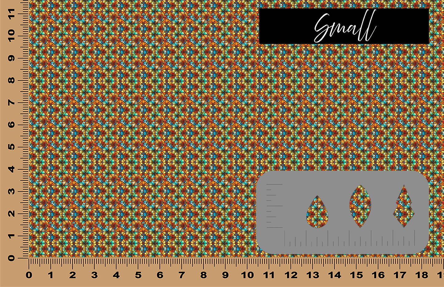 DecoCraft - Stained Glass - Multicolor - Earth Tone