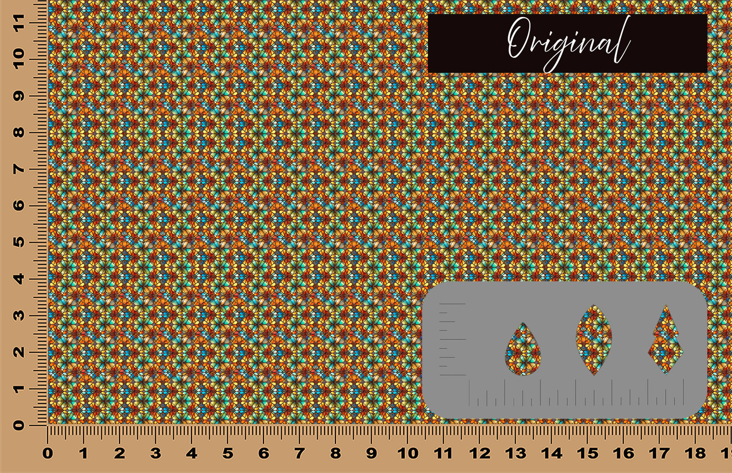 DecoCraft - Stained Glass - Multicolor - Earth Tone