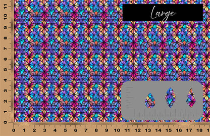 DecoCraft - Stained Glass - Multicolor - Pastel V