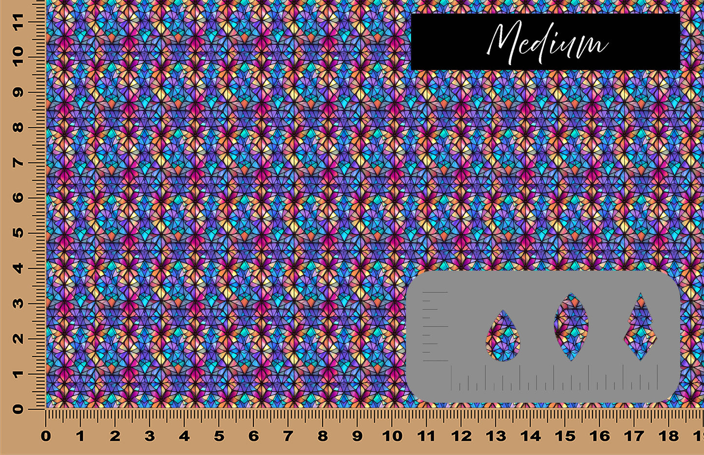 DecoCraft - Stained Glass - Multicolor - Pastel V