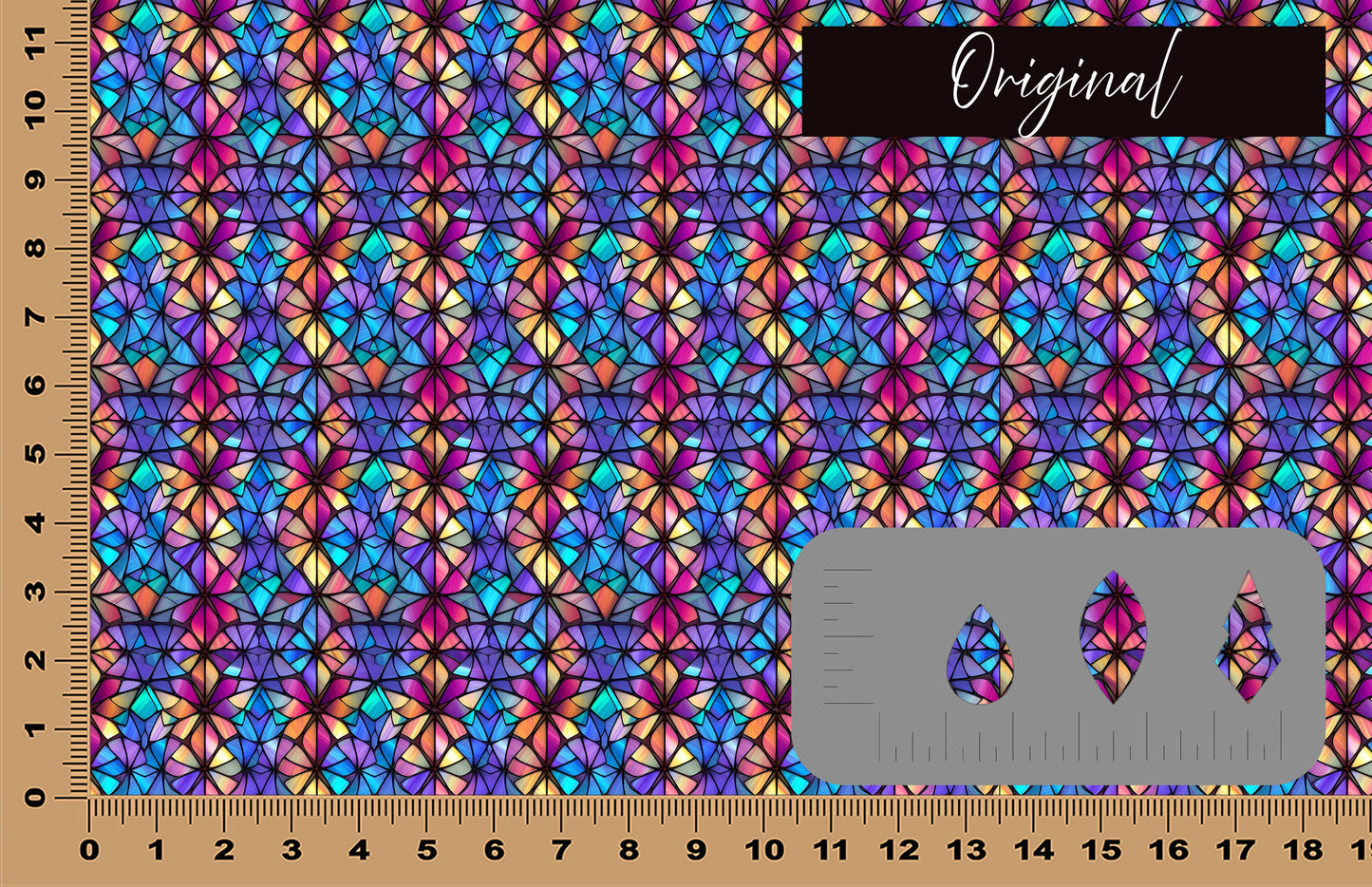 DecoCraft - Stained Glass - Multicolor - Pastel V