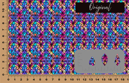 DecoCraft - Stained Glass - Multicolor - Pastel V