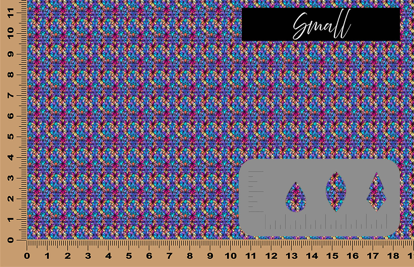 DecoCraft - Stained Glass - Multicolor - Pastel V
