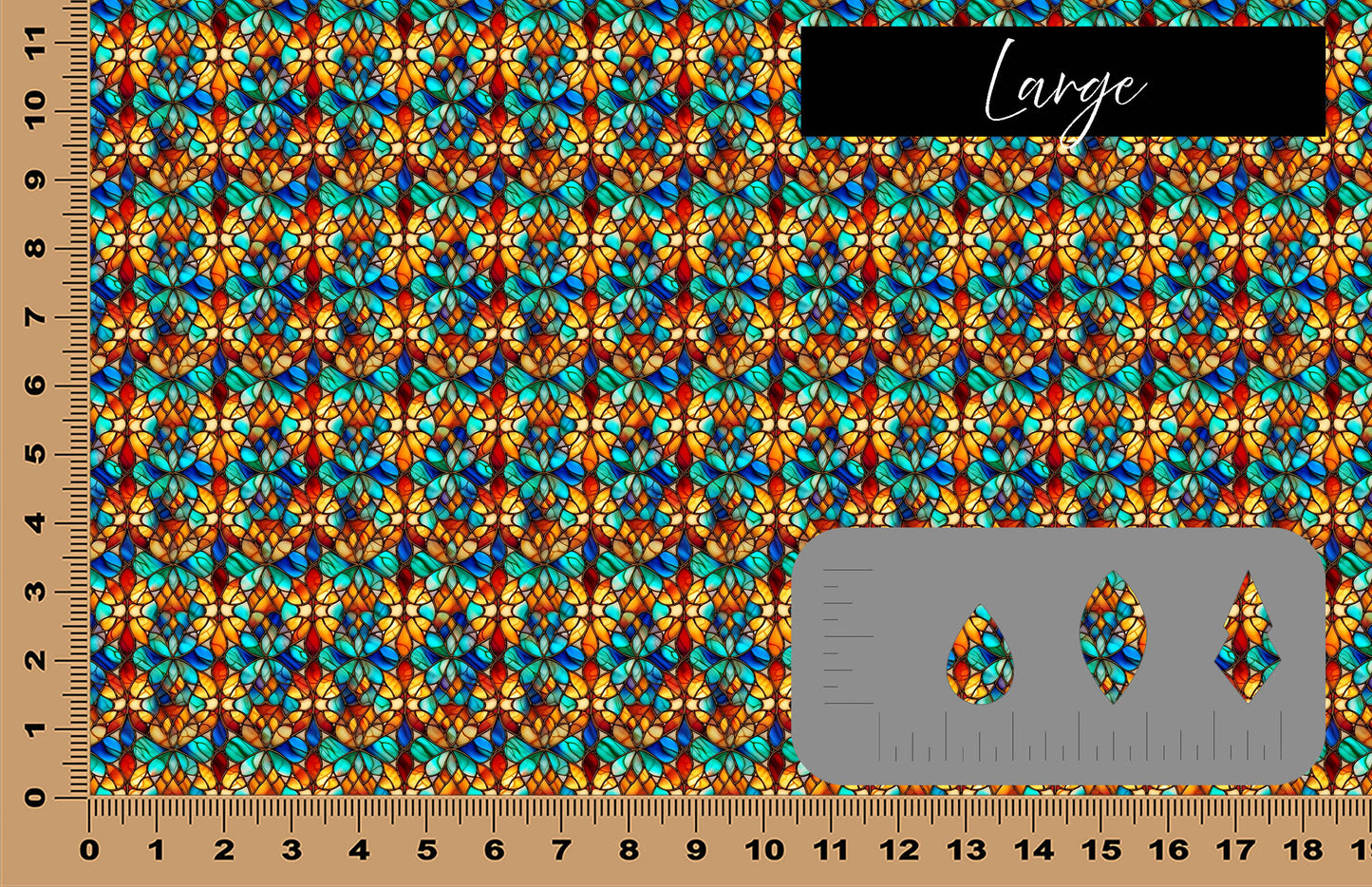 DecoCraft - Stained Glass - Multicolor - Bright