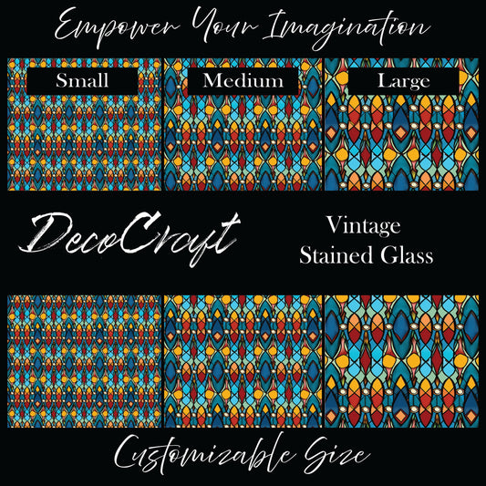 DecoCraft - Stained Glass - Vintage