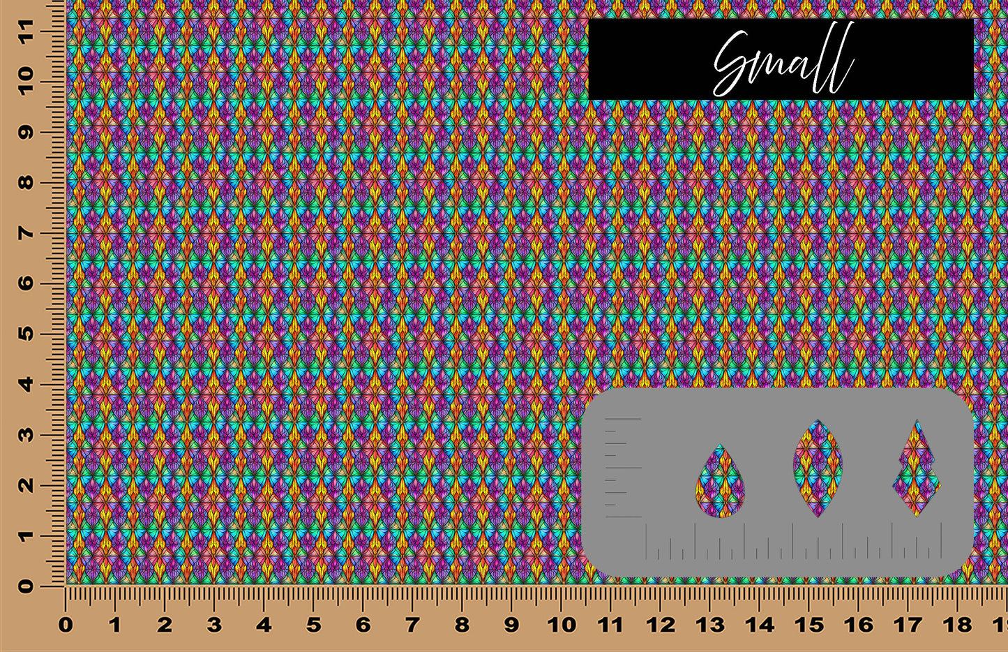 DecoCraft - Stained Glass - Multicolor - Pastel VII