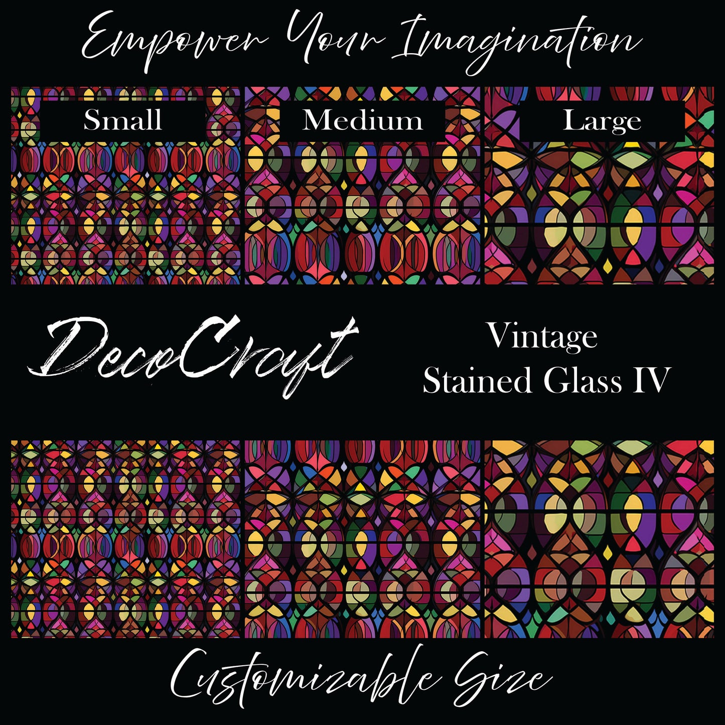 DecoCraft - Stained Glass - Vintage IV