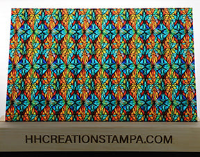 DecoCraft - Stained Glass - Multicolor -Earth Tone III