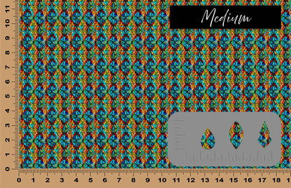 DecoCraft - Stained Glass - Multicolor -Earth Tone III