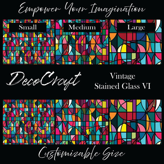 DecoCraft - Stained Glass - Vintage VI