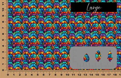 DecoCraft - Stained Glass - Multicolor - Jewel Tone VII