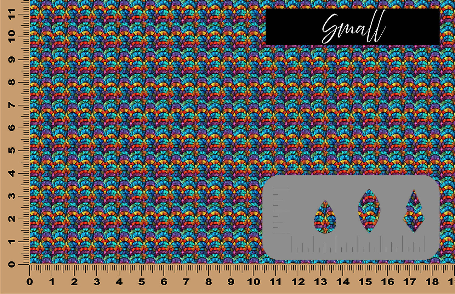 DecoCraft - Stained Glass - Multicolor - Jewel Tone VII