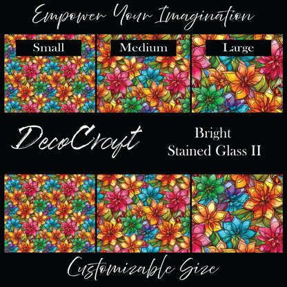 DecoCraft - Stained Glass - Multicolor - Bright II