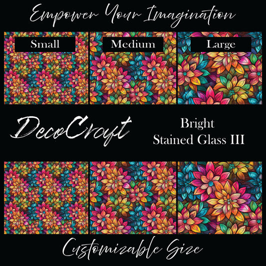 DecoCraft - Stained Glass - Multicolor - Bright III