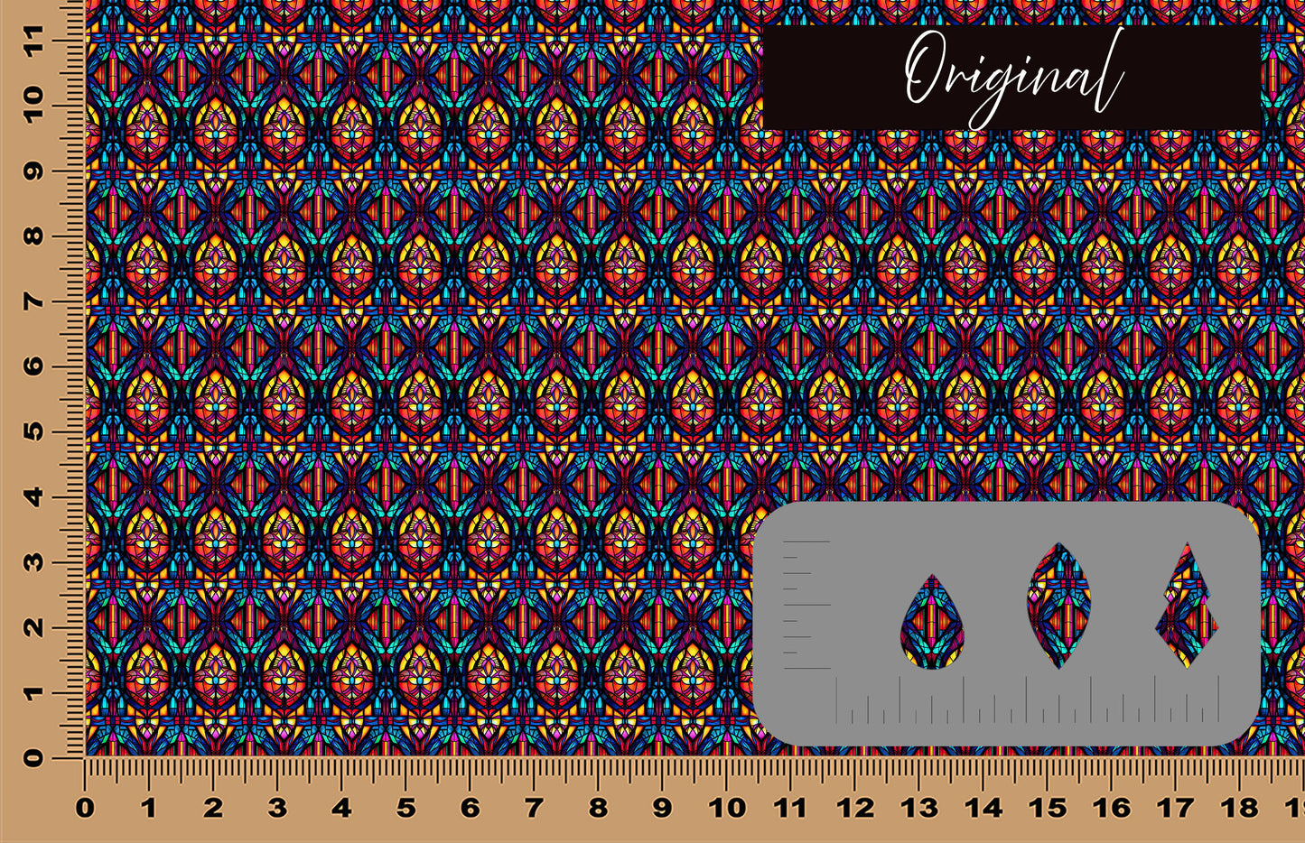 DecoCraft - Stained Glass - Windows - Colorful Window VII
