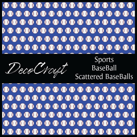 DecoCraft - Sports - Baseball - Scattered Baseballs