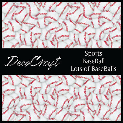 DecoCraft - Sports - Baseball - Lots of Baseballs