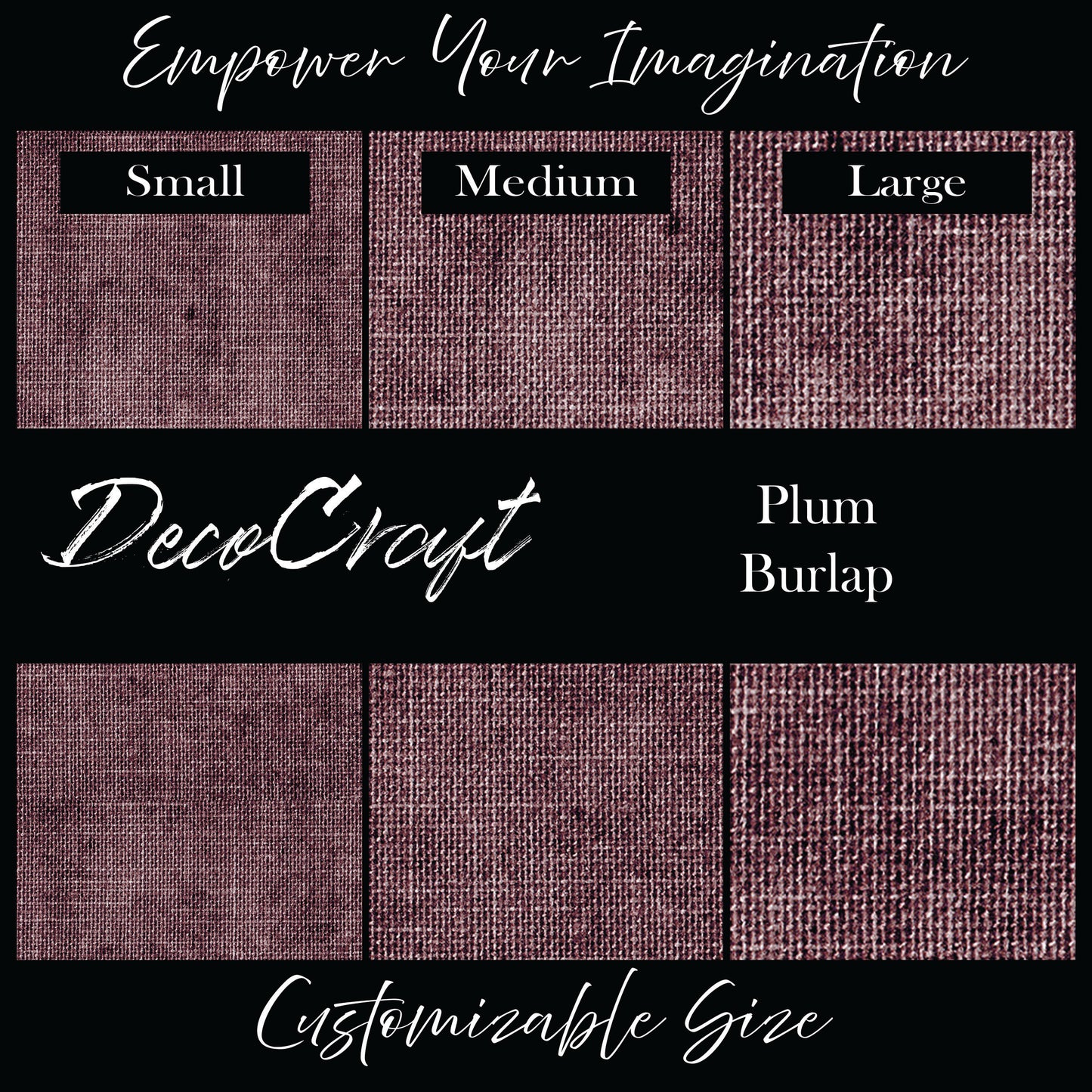 DecoCraft - Textures - Burlap - Plum Purple