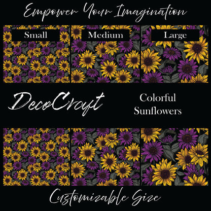 DecoCraft - Flowers & Greenery - Colorful Sunflowers
