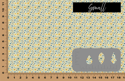 DecoCraft - Flowers & Greenery - Blue and Yellow Floral