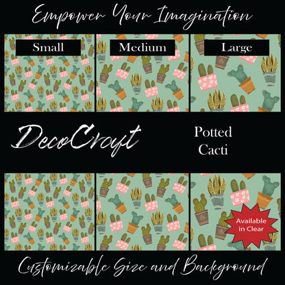 DecoCraft - Flowers & Greenery - Potted Cacti