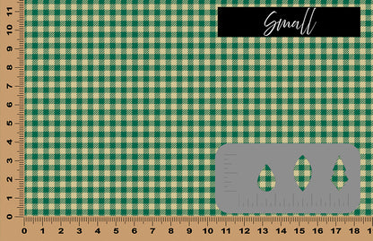 DecoCraft - Team Inspired - Plaid - Buffalo Plaid - Green & Gold