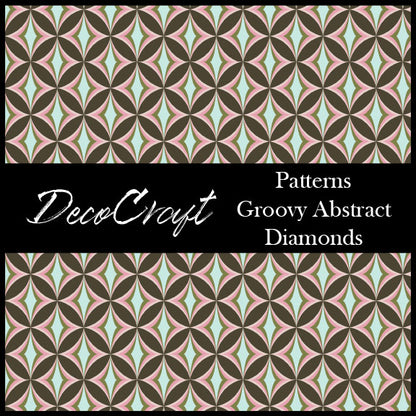 DecoCraft - Patterns - Groovy Abstract Diamonds