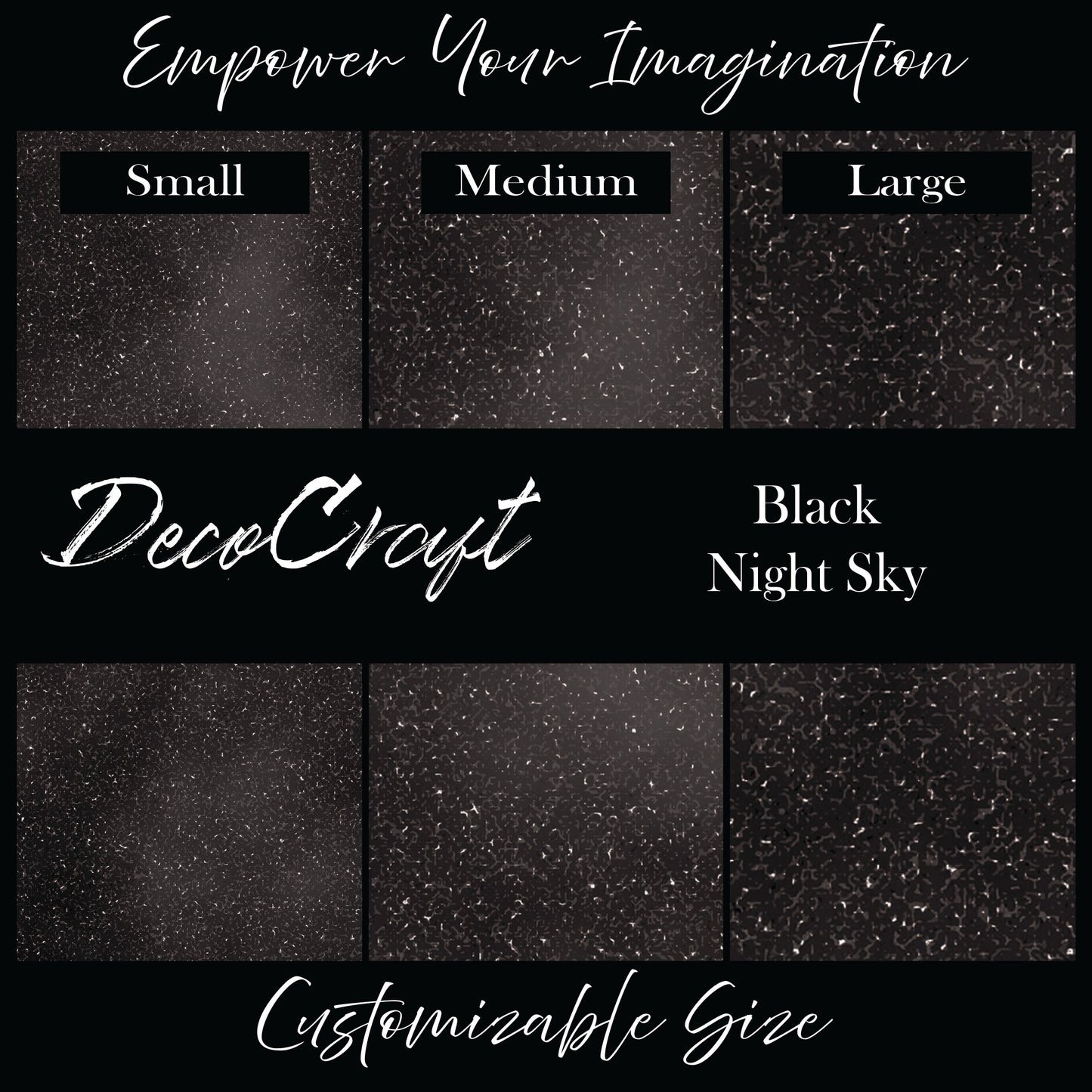 DecoCraft - Landscapes & Skies - Black Night Sky