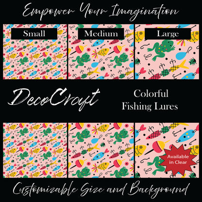 DecoCraft - Animals, Bugs, & Birds - Sea Life - Colorful Fishing Lures