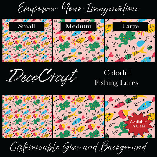 DecoCraft - Animals, Bugs, & Birds - Sea Life - Colorful Fishing Lures