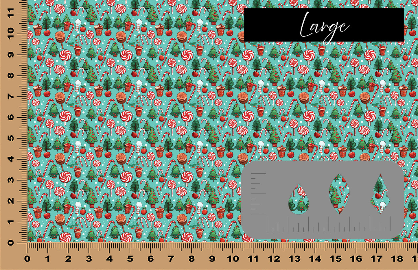 DecoCraft Christmas - Teal Candifull Christmas