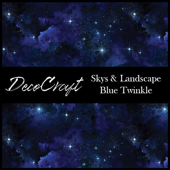 DecoCraft - Landscapes & Skies - Blue Twinkle